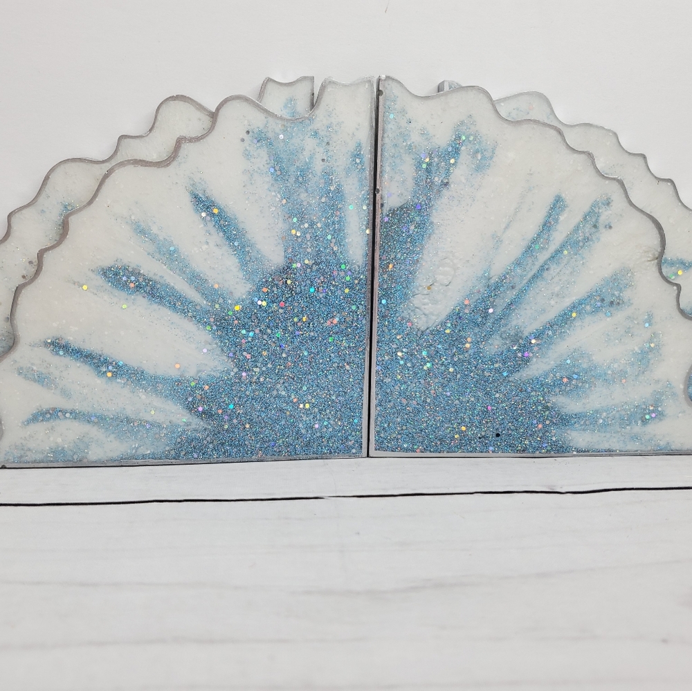 Geode/Agate Coaster set - Picture 3 of 4